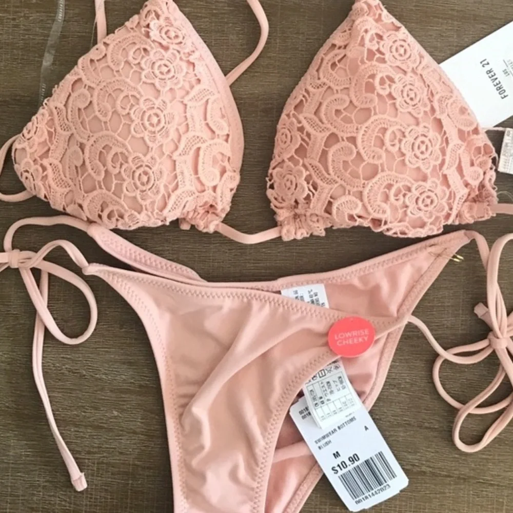 ISO THIS BIKINI FOREVER 21 BLUSH - Picture 3 of 5